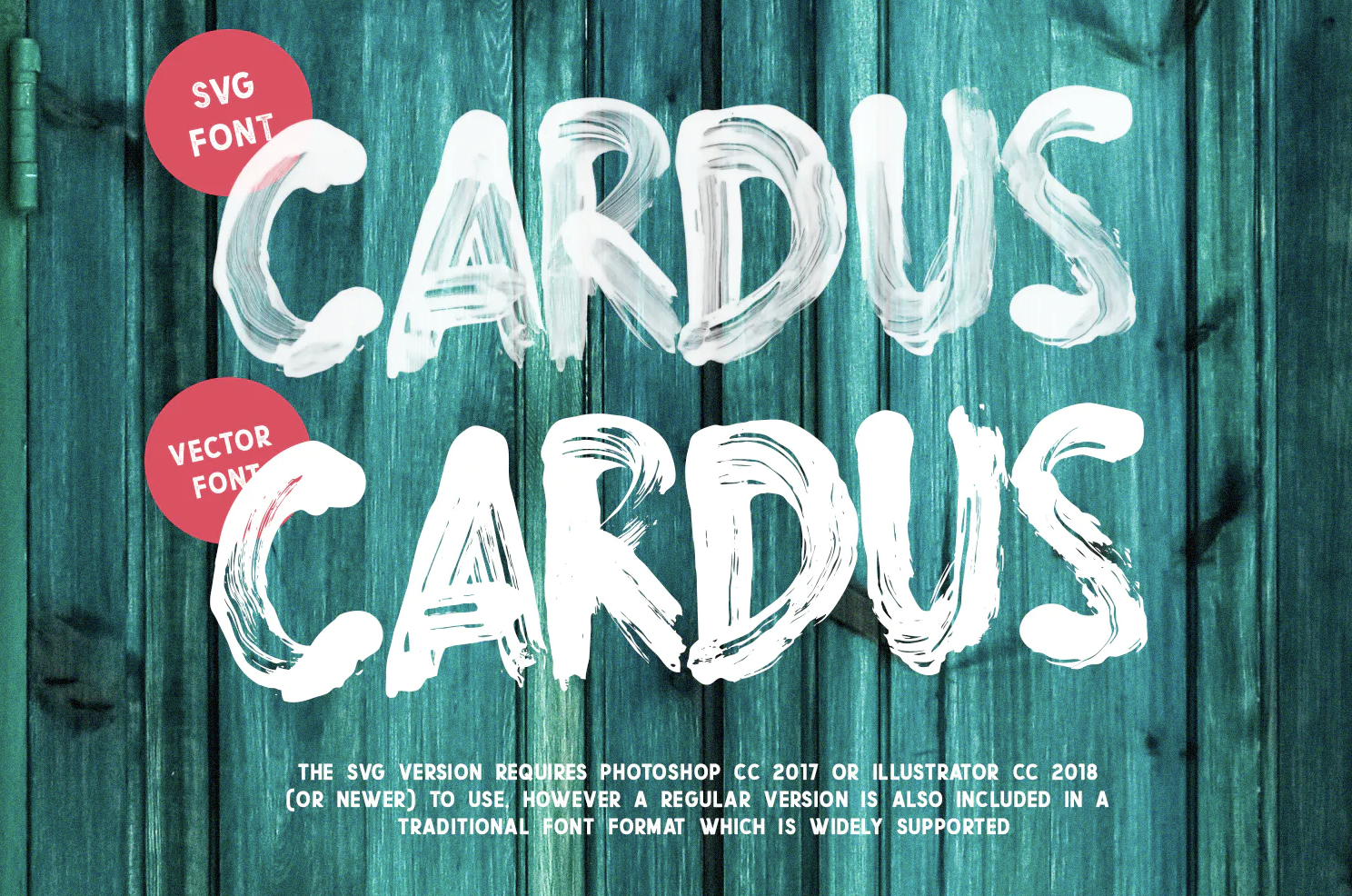 פונט Cardus Brush SVG