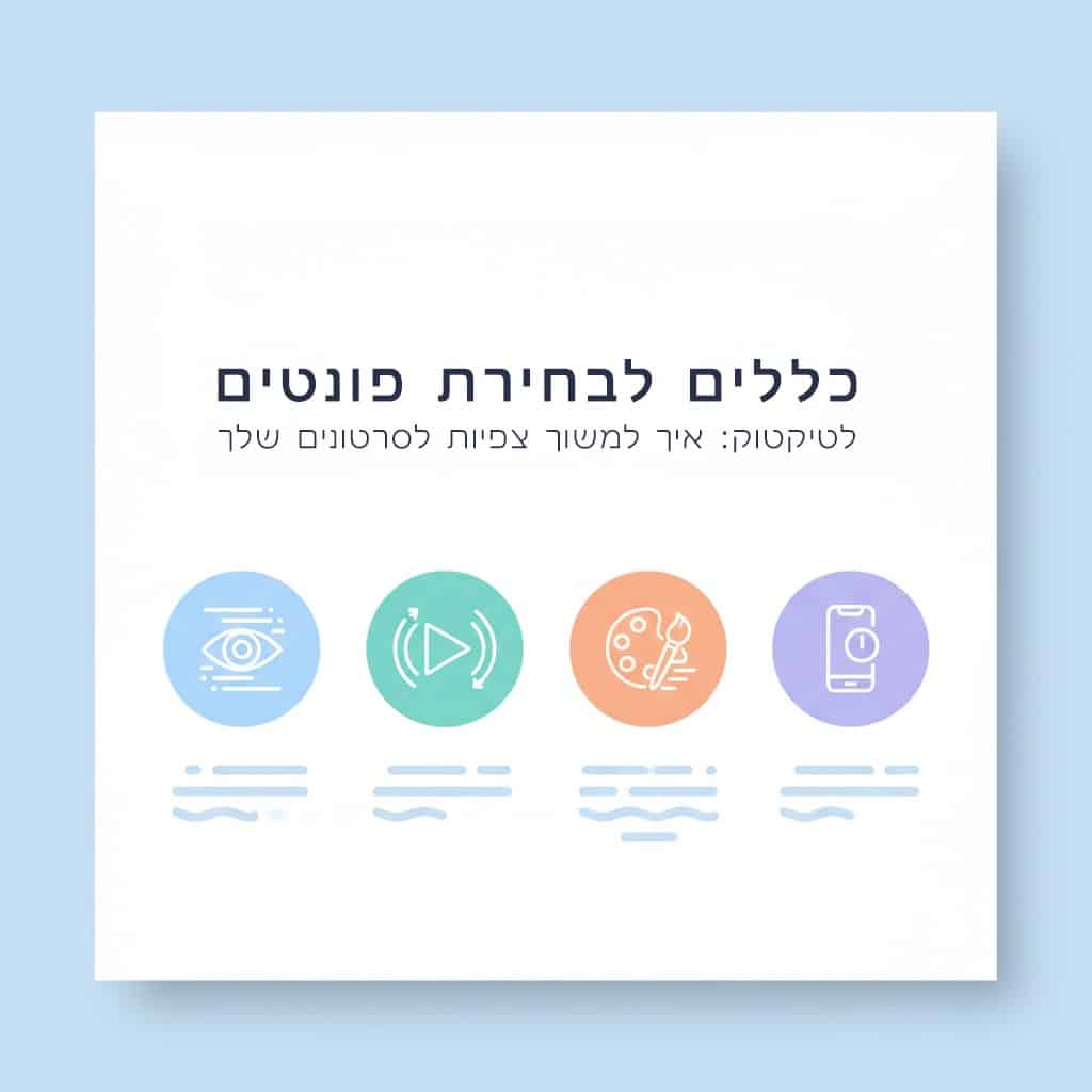 פונטים לטיקטוק: איך לשדרג את הסרטונים שלך במהירות